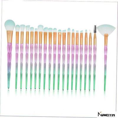 -20pcs unicorn makeup brushes set eye shadow brush