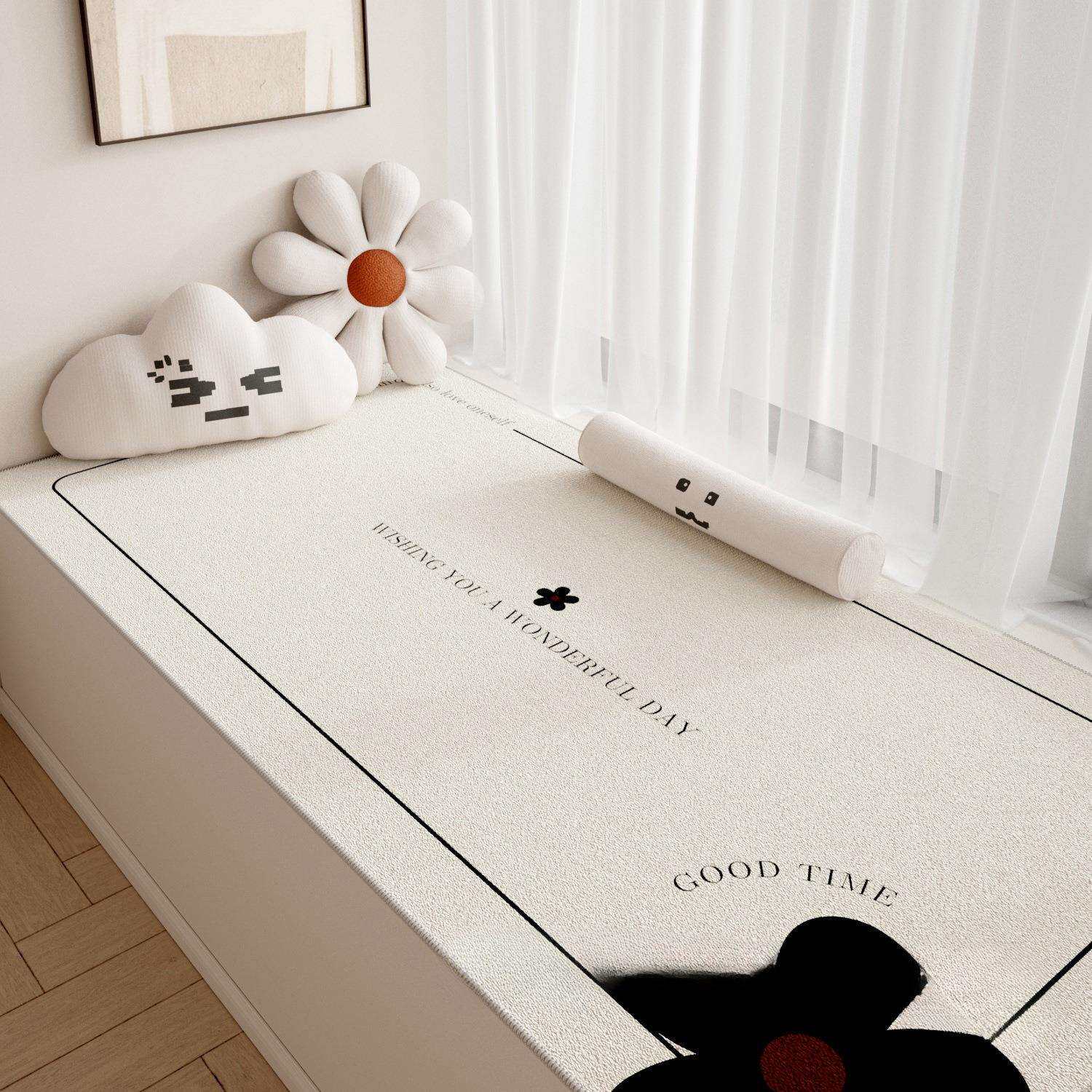 网红飘窗垫窗台垫四季通用阳台垫子风主卧新款飘窗毯混纺棉盛其他