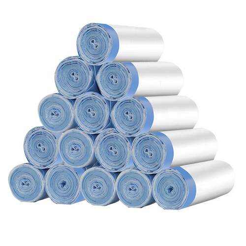 Thickened Garbage Bags with Drawstring, Plastic Bags for Hom