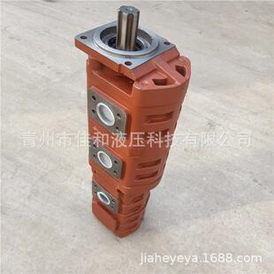 钻通钻机用CBGJ3100 2050三联齿轮泵济南液压齿轮泵 3063