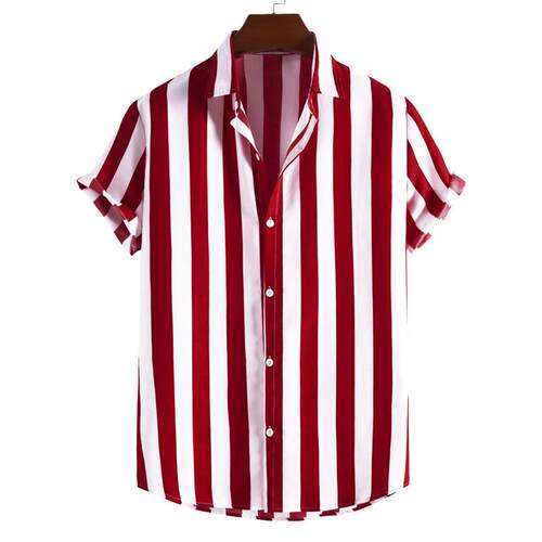 Men White Casual Shirt Set Shorts Leisure Date Comfortable