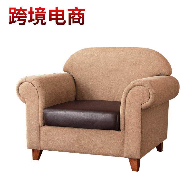 亚马逊跨境防水pu皮质沙发坐垫套全包弹力坐垫罩纯色坐垫子保护罩