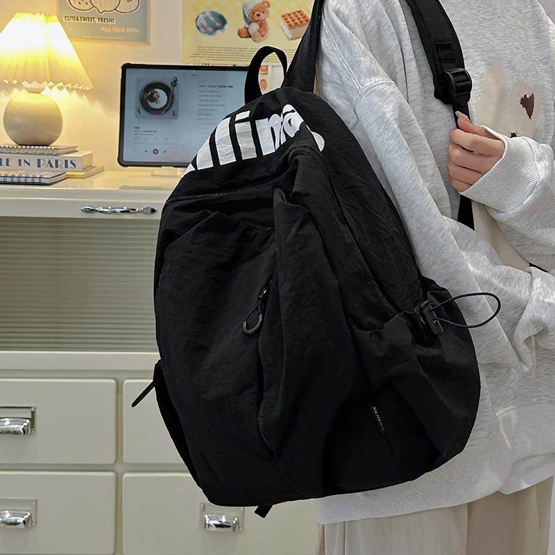 双肩包男旅游轻便女士休闲背包户外爬山旅行包女生高颜值出游书包