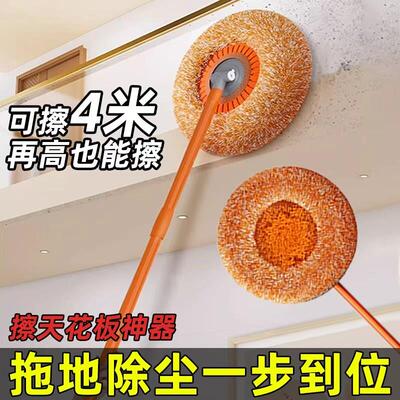 过年天花板灰尘清洁鸡毛掸子除尘扫灰家用卫生房顶高处蜘蛛网