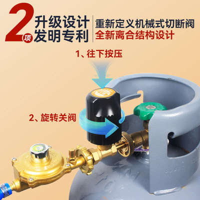 厨房天燃气报警器家用天然气泄露自动切断阀商用煤气罐泄漏警报器