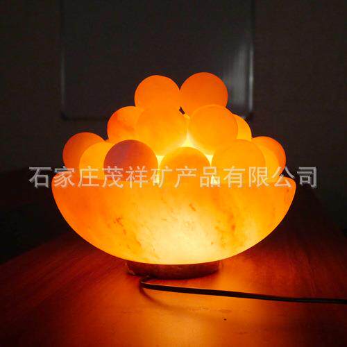 喜马拉雅盐灯超大号聚宝盆灯巴基斯坦进口矿石灯造型灯办公室摆件