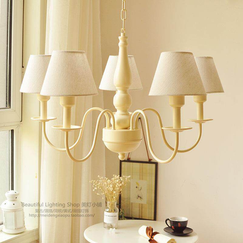吊灯欧式美式清新田园乡村简约文艺百搭客厅卧室装饰灯