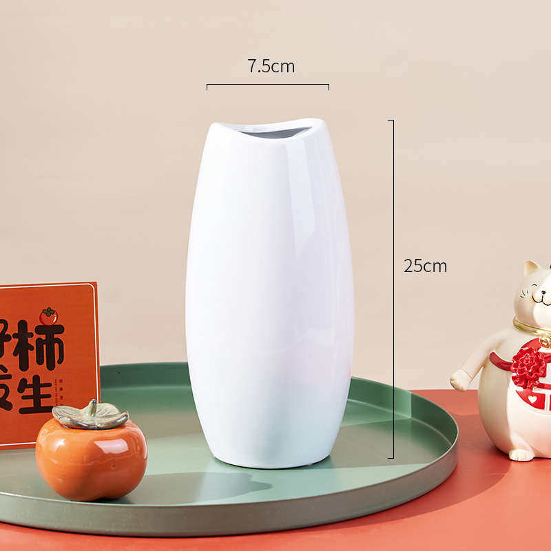 子器红果养花瓶插花轻摆件陶瓷景德镇创意插花高发财客厅水果奢