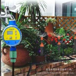 灌溉定时器智能控制喷洒器自动浇花系统园林工具液晶显示计时器