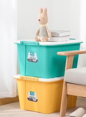 花收纳箱加厚收纳箱塑料衣整服储茶物棉被BWM盒箱子用家盒子理箱