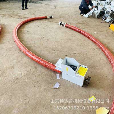 小型家用软管吸粮机 沙子水泥石子颗粒电动吸料机 蛟龙螺旋输送机