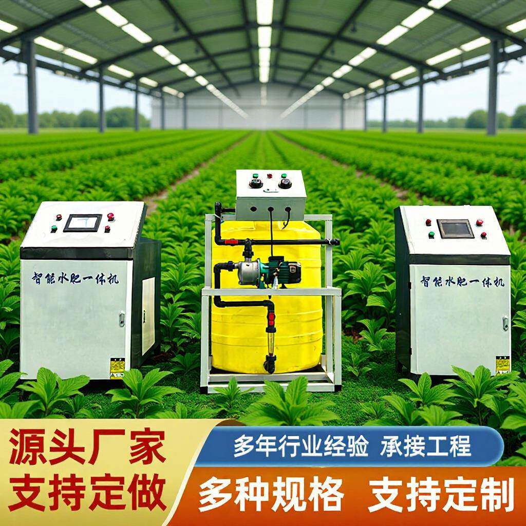 泓锐背负式大棚全自动智能水肥一体机双/三通道施肥泵多功能