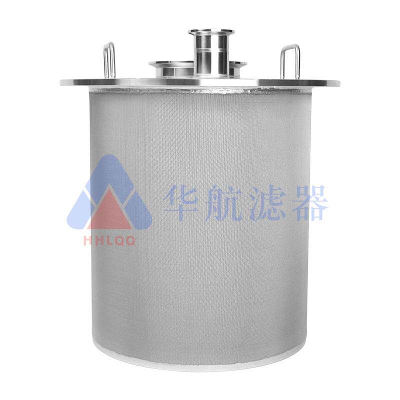 华航锂电能源除尘器滤芯不锈新钢烧结网内尘置加固NPJ滤粉尘过除
