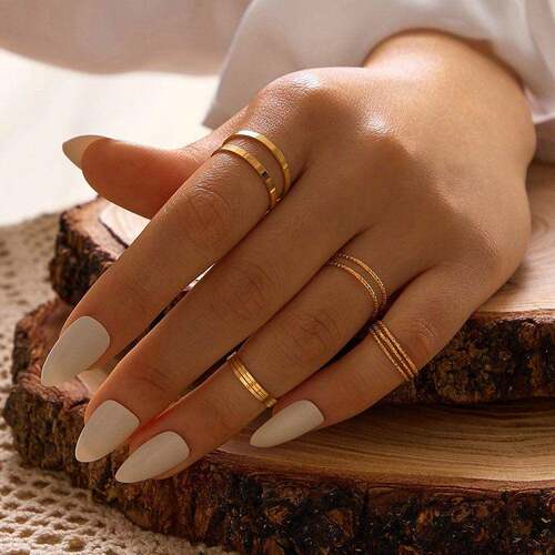 Cross-border rings hot-selling alloy joint ring set 关节戒指
