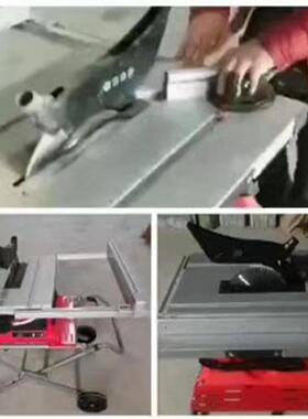 小型木工推台锯 便携式型材切割机Portable sliding table saw