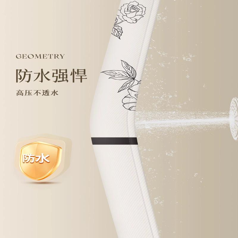 防水布卫生间防水浴室帘子浴帘