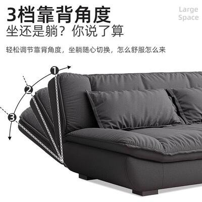 帆代船布艺沙发床一QDD款体折叠两2025新用现简约客厅小户型懒人