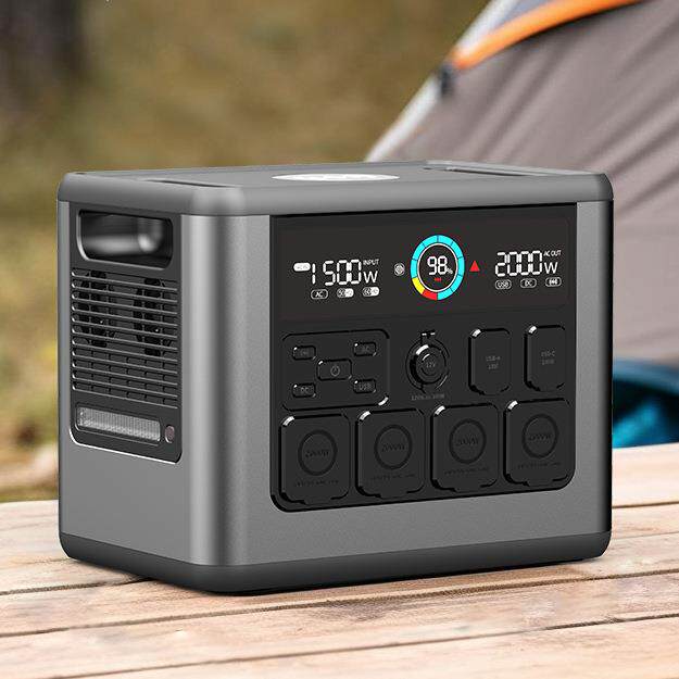 2000W户外储能电源便携式1800Wh大容量磷酸铁锂AC大功率户外电源