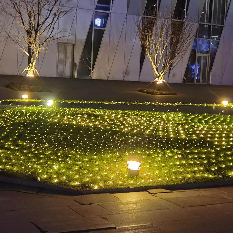 led网灯渔网灯厂家花园草坪户外防雨工程网状装饰彩灯串灯