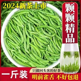 2024新茶雀舌绿茶明前春茶特级贵州茶叶湄潭翠芽清香500g礼盒散装