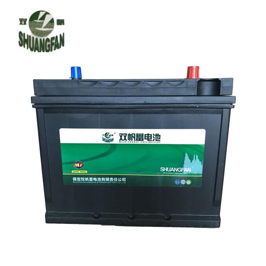 双帆汽车电瓶12V60AH55DL