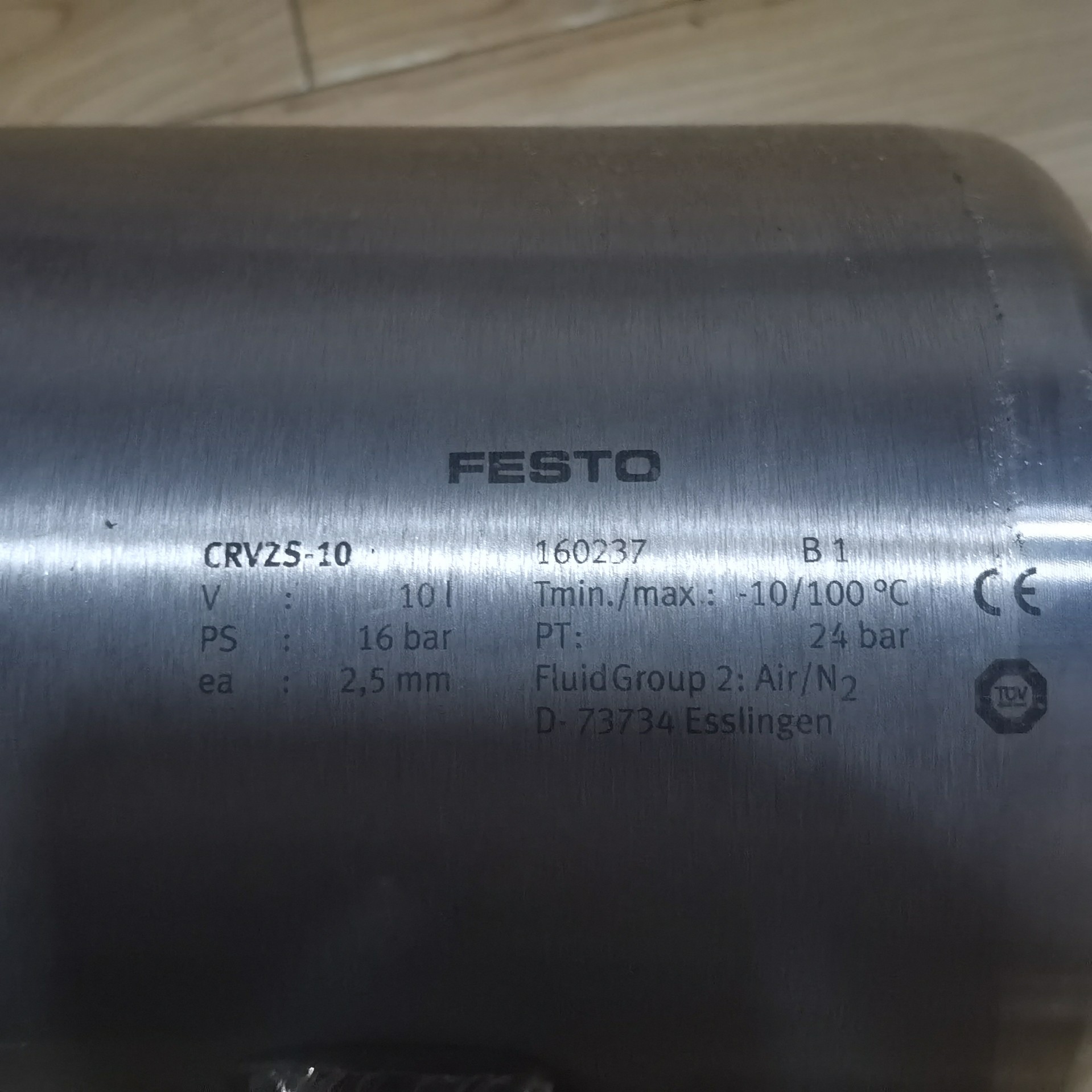 拆机二手费斯托储气罐CRVZS-10 160237 成色新，