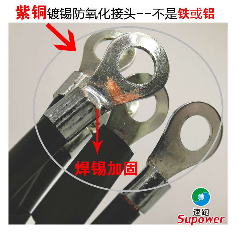 纯铜汽车改装加强地线负极搭铁线耐高温阻燃水温高克星整流器搭档