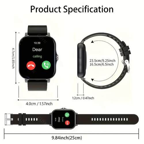 R968Stylish1.83InchSmartwatchformenandWomen智