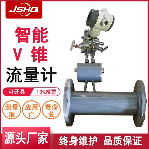V锥流量计差压式流量计节流装置沼气高温烟道高炉煤气V型锥流量计