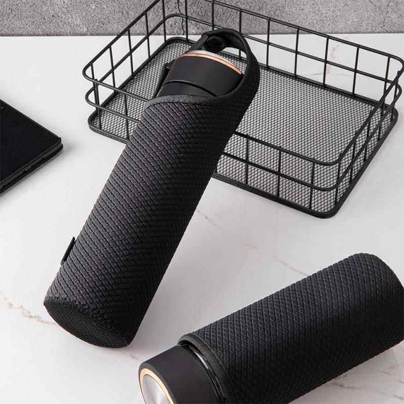 带提绳保温杯套保护套水杯套防摔防烫隔热通用杯子套500ml-800ml