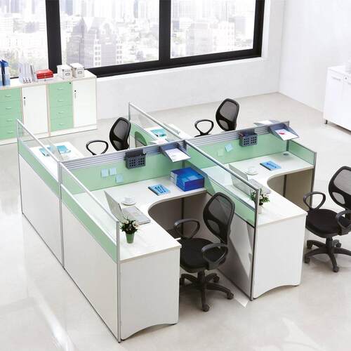 十年专业办公屏风隔断/钢制工位办公桌L台弯台直台隔板