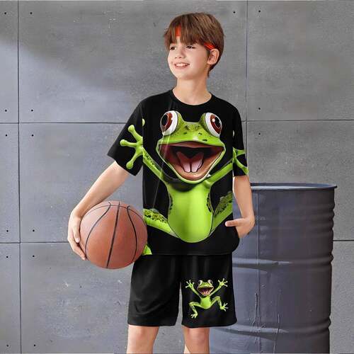 Boys' American Flag Element Set, Fashion, Eye-Catching