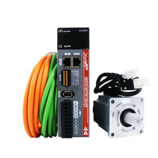 EtherCAT总线40 驱动器400W750W交流 80伺服电机套装