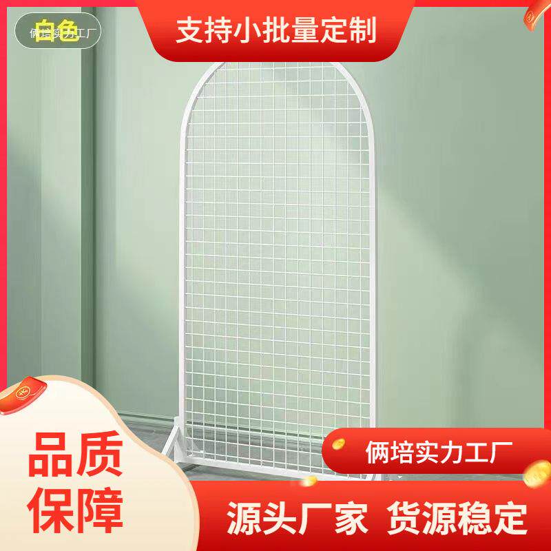 货落架网格展示架铁展移动作品示架铁艺网片饰品挂钩网展会地RJB