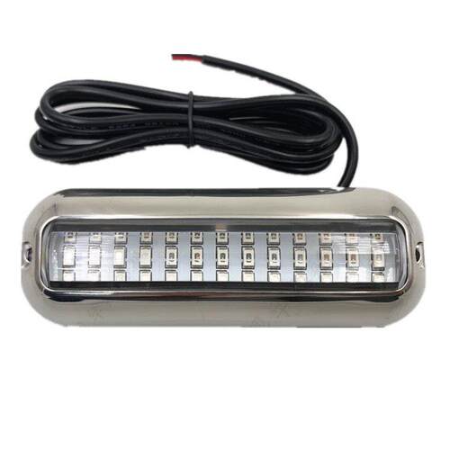 船用IP68防水灯LED游艇不锈钢水底灯水下灯不锈钢316 白光12/24V