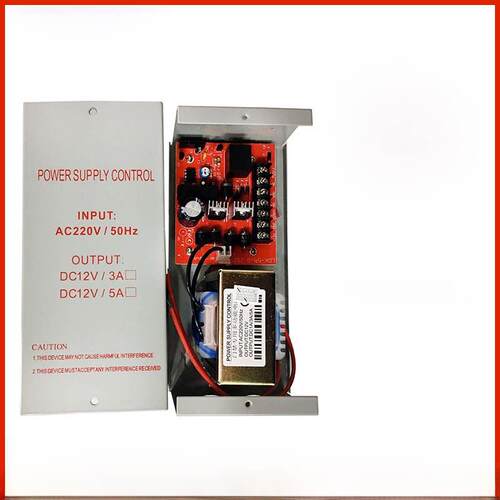 门禁电源12V5A专用电源安全控制器单门双门12V3A门禁变压器