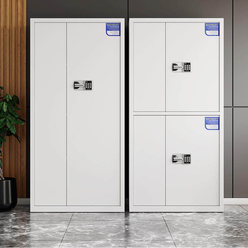 指纹保密柜钢制加厚电子密码文件存储柜国保锁档案凭证双节资料柜