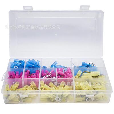 300PCS盒装HRV/热收缩O型圆形环形绝缘防水接线端子套装