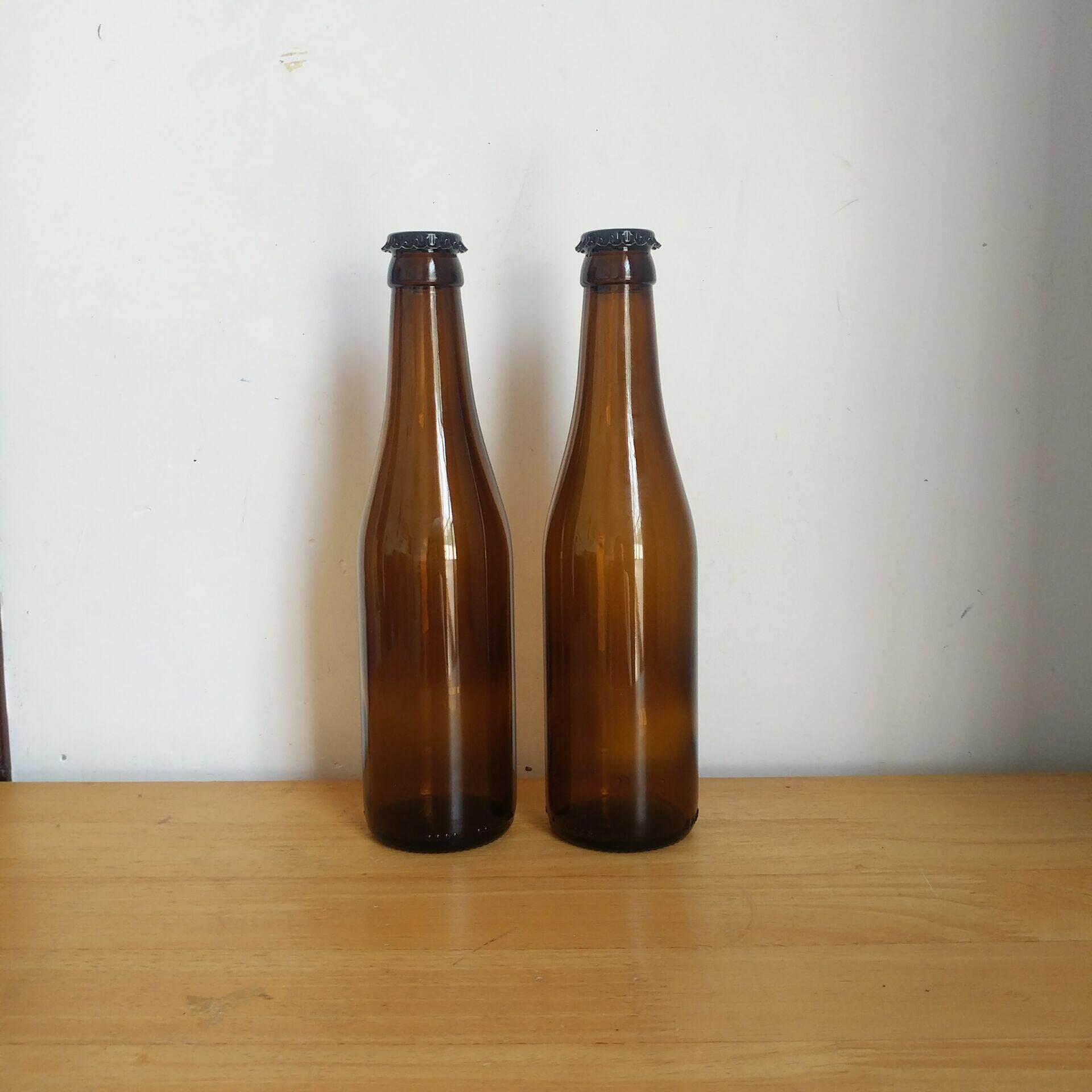 盒装330毫升新棕色玻璃瓶啤酒瓶空瓶汽水瓶饮料瓶