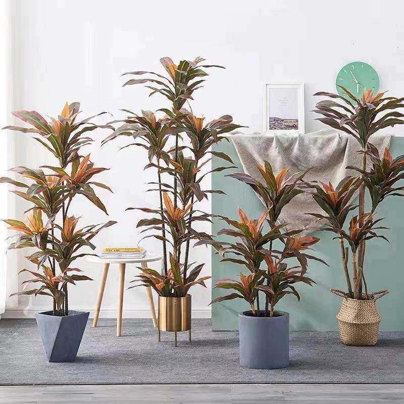 仿真绿植盆景室内造景装饰 客厅落地植物北欧风高端绿植盆栽植物