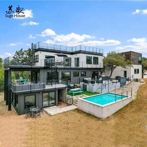 生产厂家直销预制模块化钢结构集装箱房屋搭建创意住宅民宿阳光房