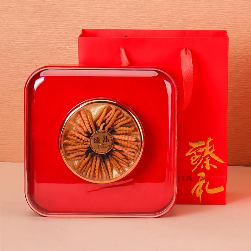 鱼胶花胶海味滋补送礼高档包装盒 鲍鱼元贝海马羊肚菌礼品盒空盒