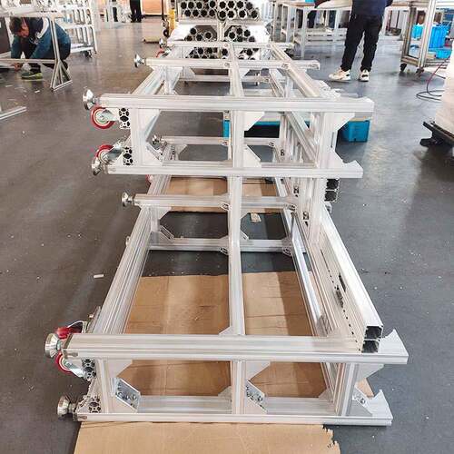 铝型材框架支架5050D加厚铝材框架型材输送机框架