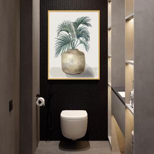北欧卫生间防水挂画浴室洗手间厕所免打孔遮丑装 饰画餐厅卧室壁画