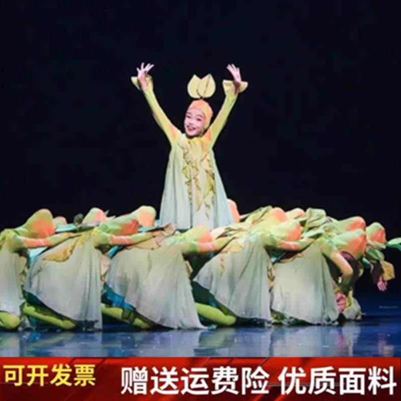第十三届小荷风采芽丫儿绿芽的守护儿童演出服啦啦队纱裙蓬蓬裙