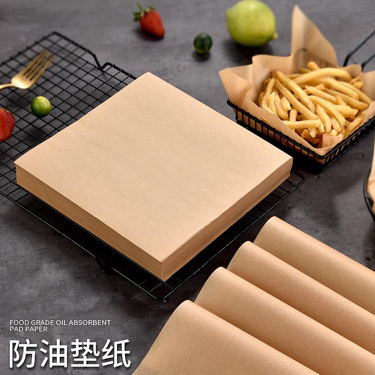 食品防油纸隔油垫纸薯条小吃面包纸托盘垫纸硅油纸烤箱纸烘焙用纸