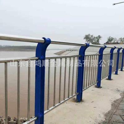 防撞护栏不锈钢复合管护栏高架桥灯光栏桥梁人行道栏杆