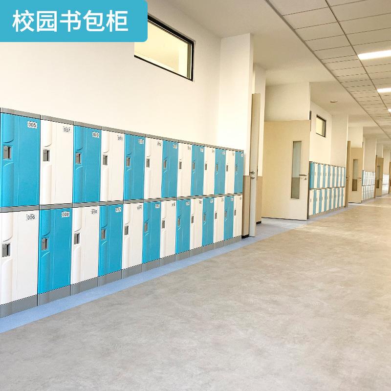 生学校学书包料柜带门智能塑衣柜T-320-42 彩色ab更s健身房寄存储