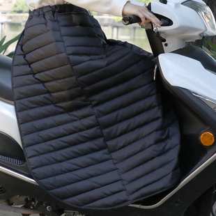 电动车挡风衣半身围裙加厚护腿腰摩托车防风裙防寒保暖护膝被冬季