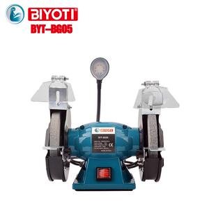 BIYOTI台式立式砂轮机220V家用工业级小型电动磨刀器迷你沙轮片